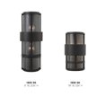 thumbnail image 3 of 2 Light Small Outdoor Wall Lantern In Modern Style 7.25 Inches Wide By 12.5 Inches High-Satin Black Finish-Incandescent Lamping Type Hinkley Lighting, 3 of 5
