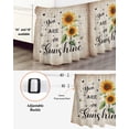 thumbnail image 3 of Sunflower Bed Skirt King Size 18" Drop Bee Sunshine Farmhouse Vintage Old Newspaper Ruffled Wrap Around Bed Skirts Adjustable Elastic Bedskirt Dust Ruffle for King Size Bed, 3 of 7