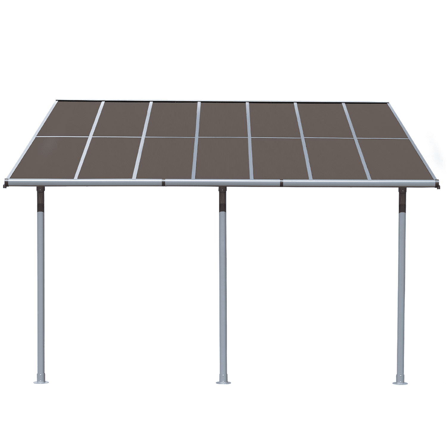Buy Aoodor 10x12.8 Wall Mount Gazebo Outdoor Pergola Polycarbonate