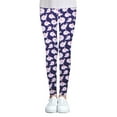 thumbnail image 4 of Yuyuekeji 3 Packs Little Girls Stretch Leggings Little Kids Soft Pants Size 4-12T, 4 of 5