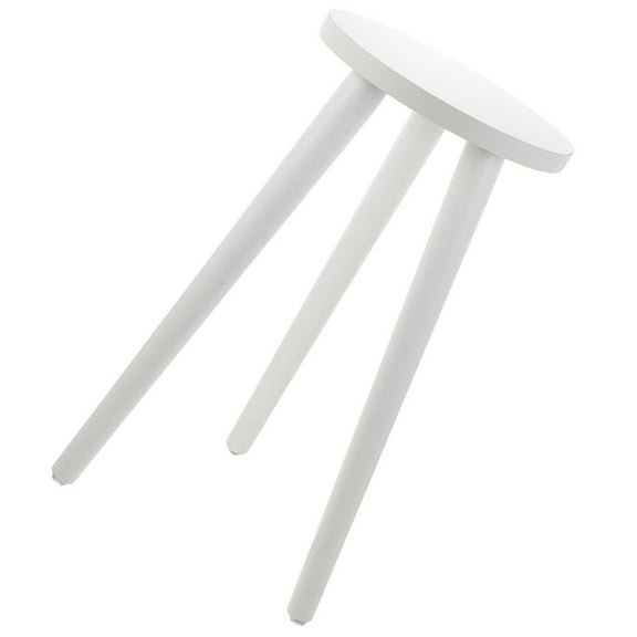 ibasenice White Wooden Plant Pot Stand for Indoor and Outdoor Storage Use