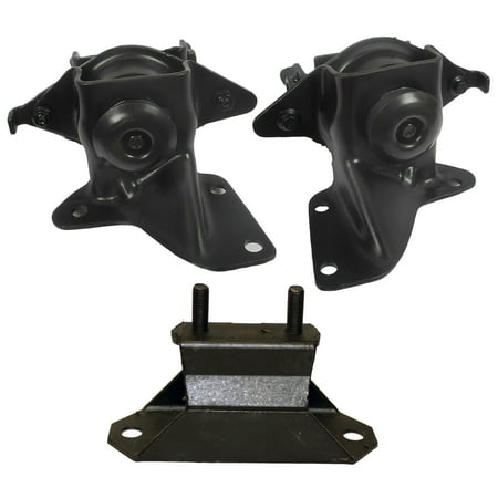 1987 Ford Mustang Hoods Engine Motor and Transmission Mount For 1987-1993 Ford Mustang 2.3L Manual 2784 5117 5118 3PCS 1987 1988 1989 1990 1991 1992 1993 ()