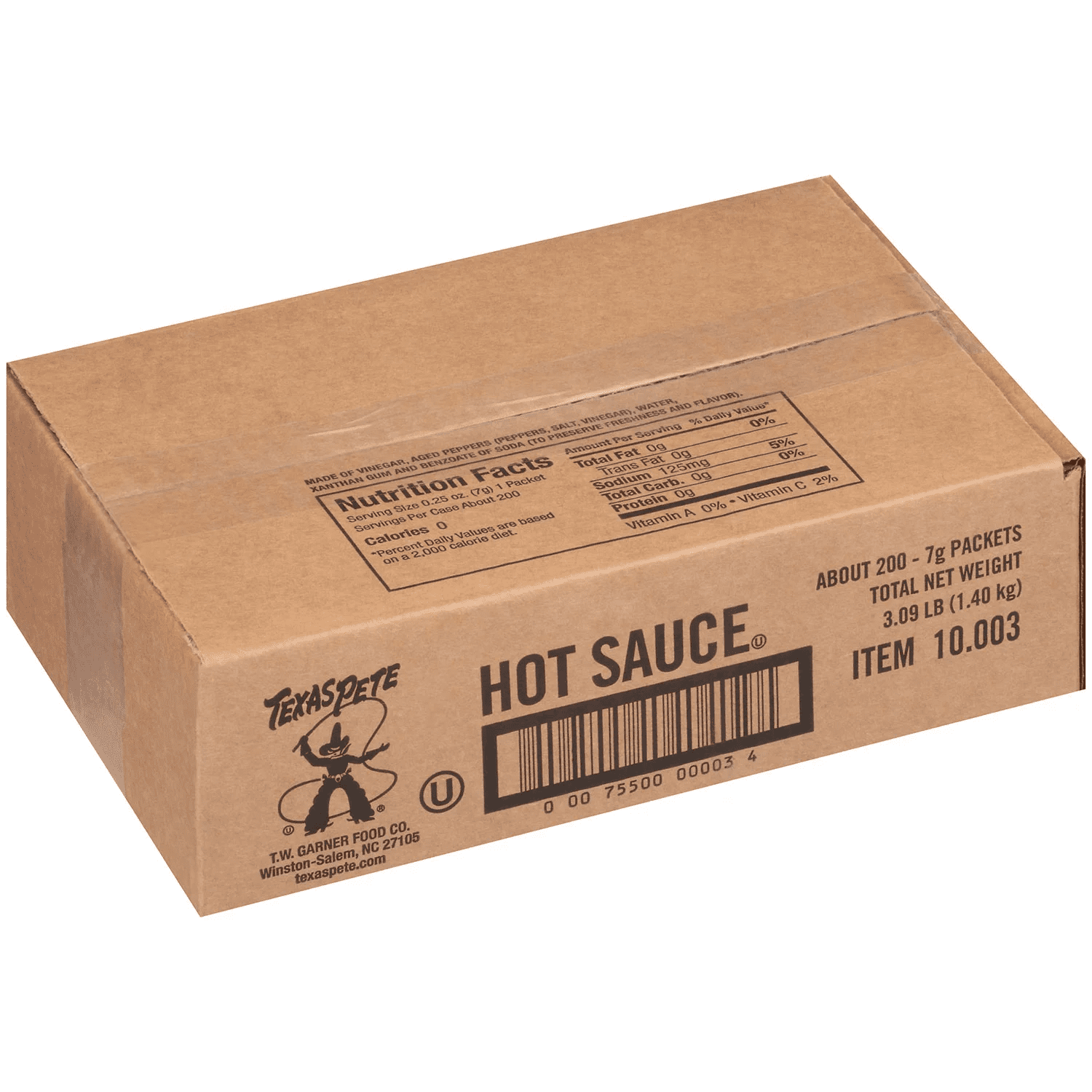 Texas Pete Hot Sauce, 7-Grams Packets (200 Count)