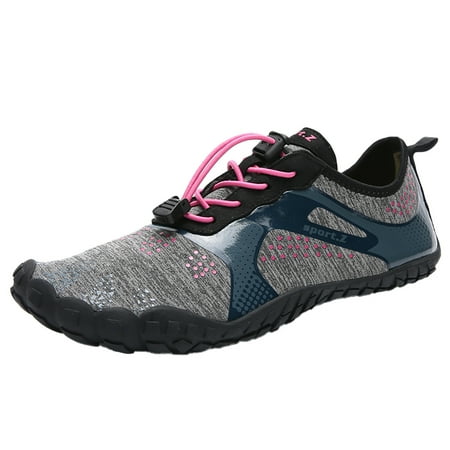 XDDST Men Sneakers Outdoor Couple Women Water-Proof Mountaineering Casual Sport Shoes Buckle Strap Beach Running Breathable Soft Bottom Shoes