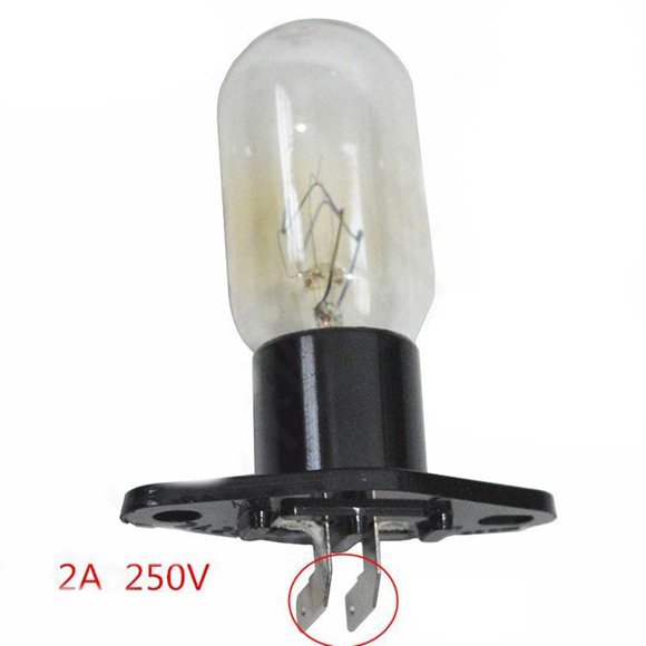2Pcs Microwave Ovens Light Bulb Lamp Globe 250V 2A Fit for Midea Most Brand