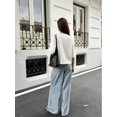 thumbnail image 2 of Women's Short Sleeve Knit Cardigan Top, Round Neck Button Front Sweater Shirt, Casual Cropped Layering Blouse for Streetwear, Office and Daily Wear, 2 of 20