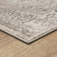 thumbnail image 3 of Mohawk Home Chastain Low Pile Latex Backed Stain and Fade Resistant Ornamental Gray Indoor Area Rug, 1' 9" X 3', 3 of 7