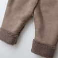 thumbnail image 6 of BXSRUTA Boys and Girls Hooded Thermal Fleece-Lined Romper for Outdoor Winter Activities with Gloves and Coat, 6 of 8