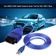 thumbnail image 2 of OBD2 USB Cable Scanner for Car Diagnostic - KKL 409.1 Blue, 2 of 10