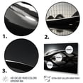 thumbnail image 3 of Designart "Grey Bridge Steel Euphony Charcoal II" Architecture Metal Wall Décor Set, 3 of 5