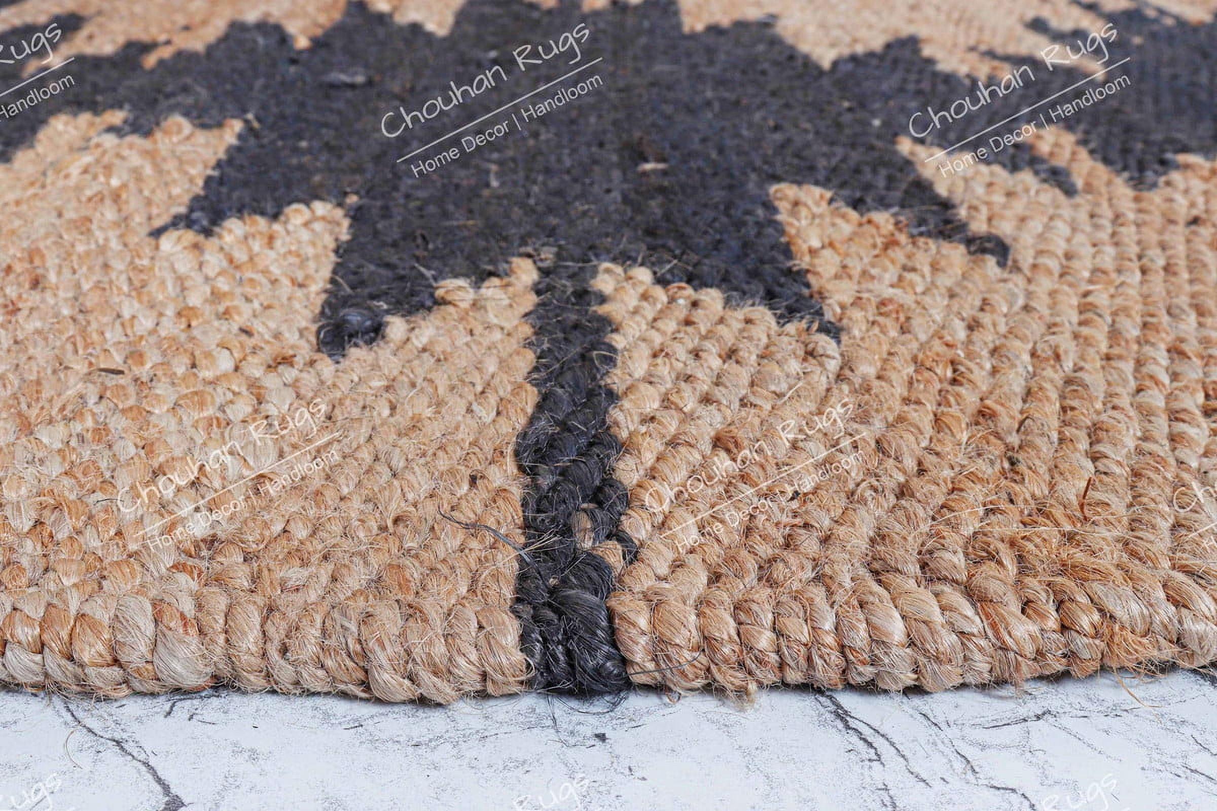 Chouhan Rugs Natural Jute Hemp Runner Rug Bohemian Rug Decor Rug Handwoven Rug Custom Rug Decorative Rug