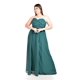 thumbnail image 1 of Vestido de noche multiformas Roman Fashion /Tallas Extras, 2001 (Verde botella) verde oscuro 38, 1 of 8