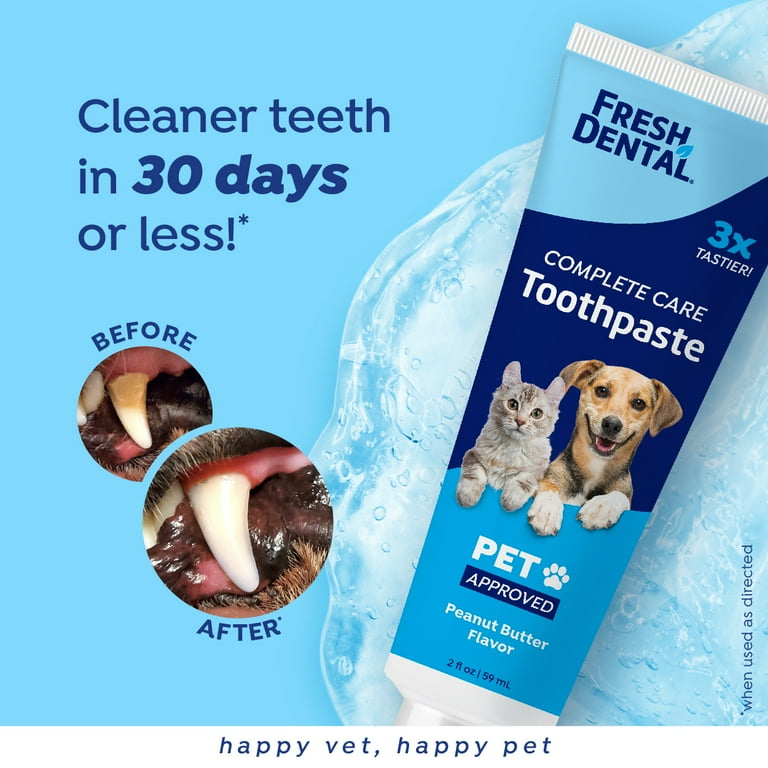 pack) Naturel Promise Fresh Dental Tooth Brushing Kit for Dogs