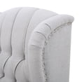 thumbnail image 2 of Christopher Knight Home Walter Tufted Fabric Recliners (Set of 2) by  Light Gray + Dark Brown, 2 of 5