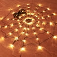 thumbnail image 2 of Lapalife Halloween Lights Spider Web Net Light LED Halloween Wall Light Battery Operated with Remote Waterproof for Party Yard Bar Home Halloween Decoration, 2 of 9