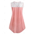 thumbnail image 2 of Tallas grandes de encaje Sheer Se superponen la parte superior del tanque Rosegal Camisetas sin mangas de talla grande, 2 of 5