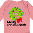 thumbnail image 4 of Inktastic Merry Chrismukkah Boys or Girls Long Sleeve Baby Bodysuit, 4 of 5