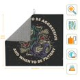 thumbnail image 3 of ZICANCN Dish Drying Mat for Kitchen Countertop, Tiger Aggressive And Patient Drainer Mats with Non-slip Rubber Backed, Super Absorbent Easy Clean Rack Pad,\r\n16x18 Inches, 3 of 9