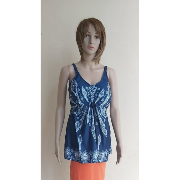 Women´s Swimsuit Tankini Top Size M Blue