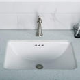 thumbnail image 2 of Kraus KCU-241 Elavo Small Rectangular Ceramic Undermount Bathroom Sink with Overflow, White, 2 of 6