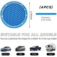 thumbnail image 2 of Yazoeia 2 Pack Bling Car Cup Coaster, 2.75 Inch Rhinestone Silicone Auto Cup Holder Insert Coaster, Anti Slip Crystal Soft Rubber Cup Pad, Universal Vehicle Accessories for Women CJC912-114997, 2 of 6