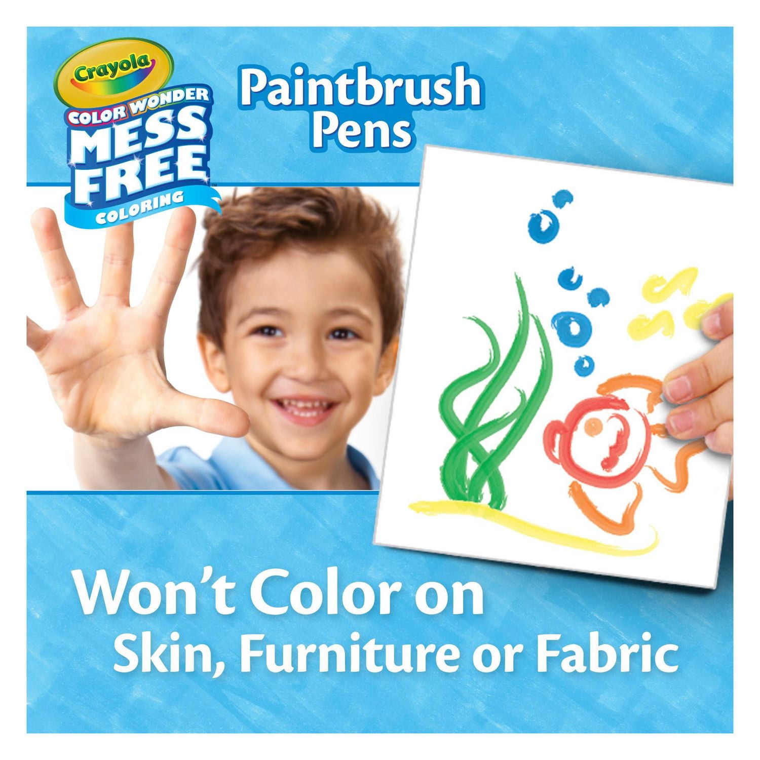 8 Stylos-Pinceaux Color Wonder Crayola