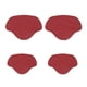 thumbnail image 2 of Plantillas autoadhesivas rápidas Reparación del talón Pegatina de subsidio Parche trasero Inserto Talón vino rojo, 2 of 9