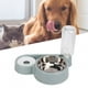 thumbnail image 5 of Alimentador automático de mascotas de acero inoxidable, cuencos dobles de gran capacidad, dispensador de agua y comida, herramienta de alimentación para perros y gatos, 5 of 8