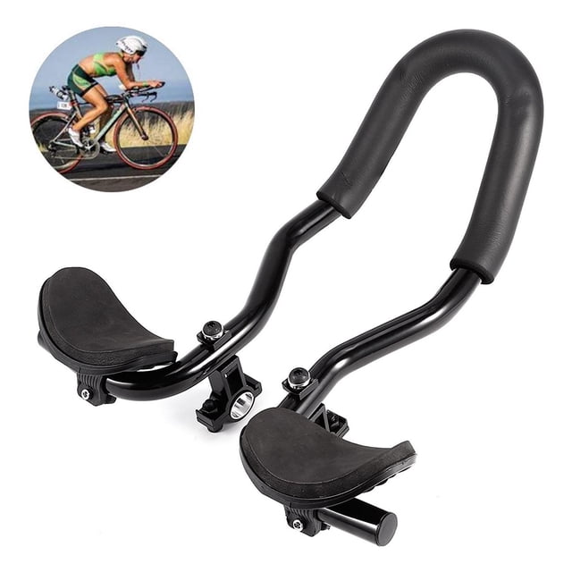 Bike Aero Bar Cycling Adjustable Multi Position Armrest Triathlon Handlebar