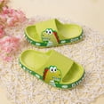 thumbnail image 4 of Binhe Dinosaur Children Slippers Cute Cartoon Beach Slippers for Kids Non Slip Boys Girls Summer Shoes with Slides Sandals Lightweight Open toe Teen Garden Clogs Kids Outdoor Beach Pool Show, 4 of 6