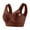 Coffee, variant on Women's Minimizer Bra – Full Coverage, Plus Size, Anti-Sagging, Supportive, Wireless, Black XXXXL