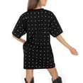 thumbnail image 2 of Women's Gameday Couture Black Tennessee Volunteers Allover Rhinestone T-Shirt Dress, 2 of 3