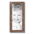 thumbnail image 2 of ArtToFrames 7x17 inch Real Reclaimed Light Brown Barnwood Picture Frame, Brown Wood Poster Frame (4813), 2 of 8