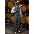 thumbnail image 6 of Men's Ruthless Gangster Costume Adult 1920s Mobster Costume Large, 6 of 7