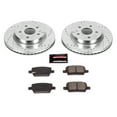thumbnail image 3 of PowerStop Rear Z23 Evolution Sport Carbon-Fiber Ceramic Brake Pad and Drilled & Slotted Rotor Kit Fits: CADILLAC CHEVROLET Select Models K7289, 3 of 10