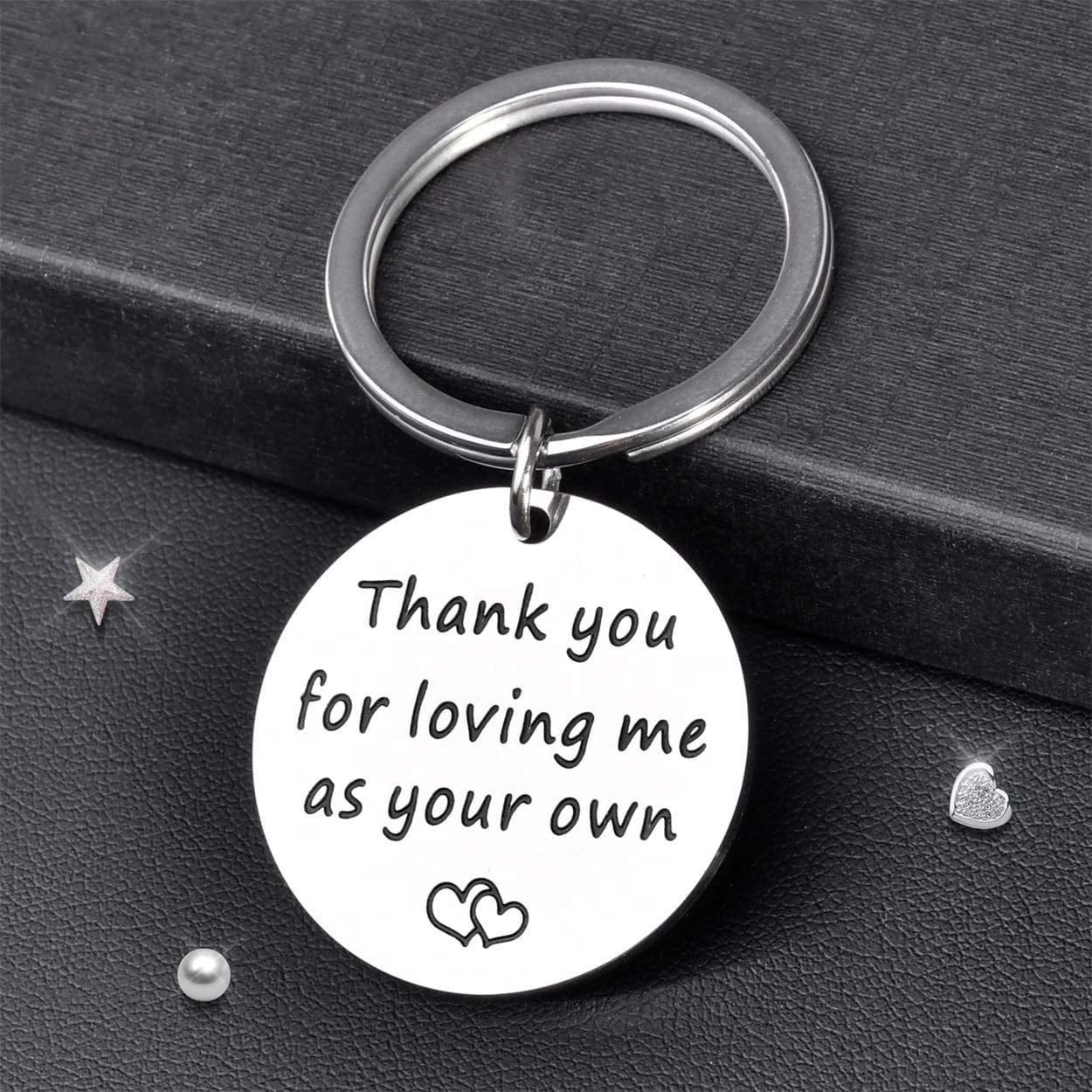 Mothers Day Gifts Keychain for Mom from Daughter Son Everything I am You Helped Me to Be Birthday Presents for Mother Dad Christmas Thanksgiving Day Wedding Graduation Appreciation Gift for Women Men 