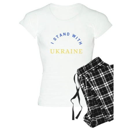 

CafePress - Solidarity With UKRAINE Pajamas - Women s Light Pajamas
