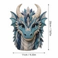 thumbnail image 3 of Fantasy Dragon Patchwork DIY Kit, Multi‑Color Dragon Motif Set, Beginner Quilting Hobby Supplies, for Indoor Living Room Study Display C, 3 of 8