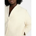 thumbnail image 5 of Terra & Sky Women's Plus Long Sleeve Cocoon Jacket, Sizes 0X-5X, 5 of 6