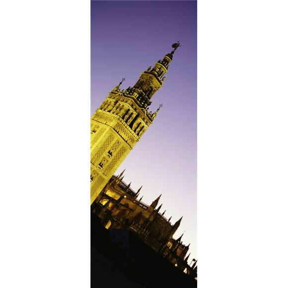 La Giralda Campanile au Crépuscule Poster Print&44; 13 x 36 - Grand