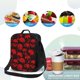 thumbnail image 4 of Balery Red Skulls Caja de Almuerzo y Bolsa de Almuerzo para Hombres y Mujeres, Bolsa de Almuerzo Reutilizable con Gran Capacidad, Bolsa de Almuerzo Aislada, 4 of 7