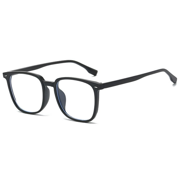 GJX Nersighted Distance Glasses Radiation Protection Optical Spectacle Simple for Adult and Student 100 Black Frame