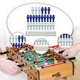 thumbnail image 6 of Dualoai 26 Pieces Table Soccer Foosball Men Repair Parts, Entertainment Foosball Blue White, 6 of 9