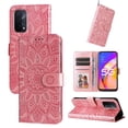 thumbnail image 3 of Funda tipo cartera GANGXUN para OnePlus Nord N200 , diseño girasol, cuero PU, soporte, cierre magnético, tarjetero, 3 of 5