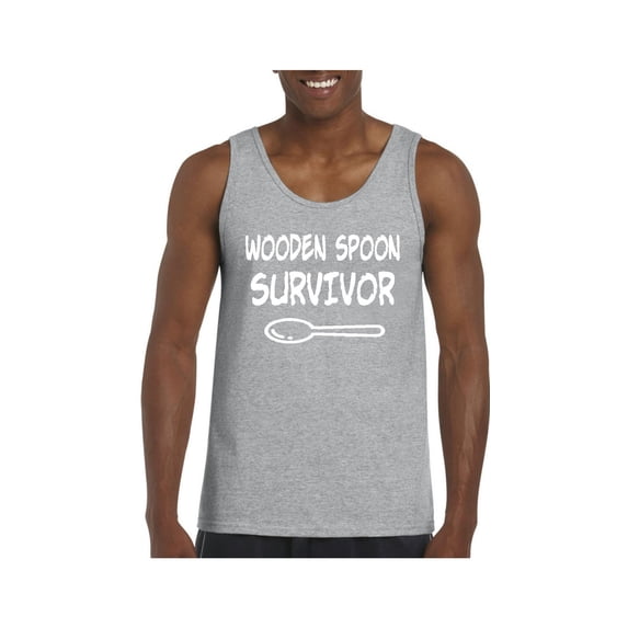 MmF - Men's Tank Top for Men, up to Men Size 3XL - Wooden Spoon Survivor