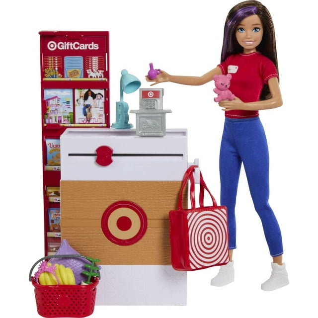 Skipper Juego y Muñeca Barbie de Primer Trabajo