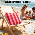 thumbnail image 6 of Outdoor Waterproof Pillow Cover 18x18 - Geometric Stripe Decorative Cushion Case Patterned Square Throw for Sofa Couch, Patio, Garden, 6 of 6