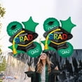 thumbnail image 4 of PMU Congrats Grad Cap Balloon Bouquet | Graduation Decoration Mylar Balloons | Graduation Balloons Class of 2024 Decor | Celebrate Success with Vibrant Graduation Balloons | Green (5/Pkg) Pkg/1, 4 of 7