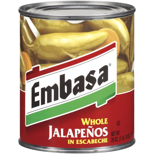 Embasa Whole Jalapenos 26 oz