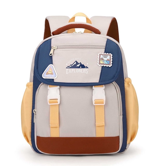 Ediodpoh Kids Backpack For School Travel Lightweight Durable Water Resistant Bookbag With Comfortable Straps For Boys Girls Blue